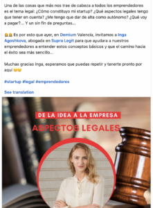 demium startups charla startup gestoria